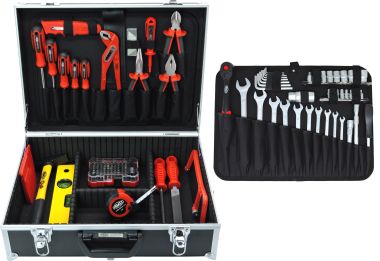 Preview: FAMEX 755-57 Werkzeugkoffer bestückt mit Werkzeug - 164-tlg. Preview: Werkzeugkoffer gefüllt mit Werkzeug